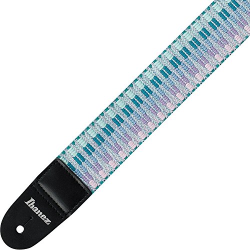 Ibanez GSB50-C5 Sangle tressée pour guitare, Bleu - Les Beatles, Paul McCartney, John Lennon, RIngo Starr, George Harrison Ibanez GSB50-C5 Sangle tressée pour guitare, Bleu – Image 3