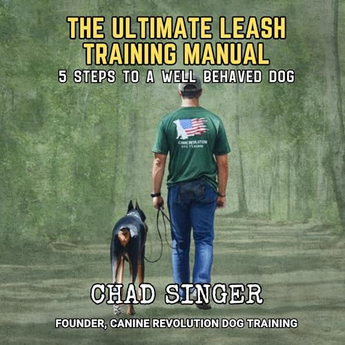 Diseño de la portada del título The Ultimate Leash Training Manual