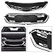 UnayKolb 2PCS Front Bumper Grill Upper And Lower Grille For Chevy Chevrolet Cruze 2016 2017 2018 EB14852764