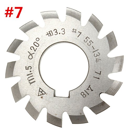 EsportsMJJ Module 1,5 Pa20 Bore 22 Mm #1-8 HSS Fraise-6#