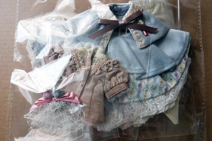 幼SD 女の子 ルナ アウトフィット一式 ドレス 服 シューズ 靴