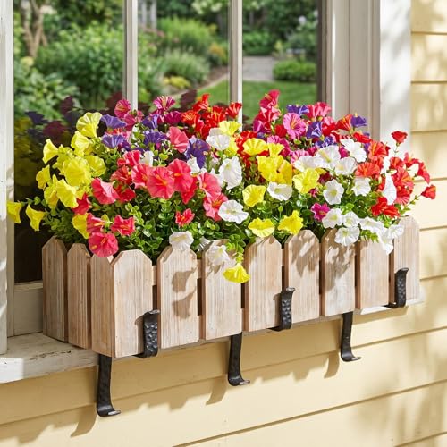 bakkiet Fall Decor, Fall Decorations for Home, Fall Flowers for Outdoors, Fake Flowers Fake Plants, UV Resistant No Fade, Realistic High - image 7