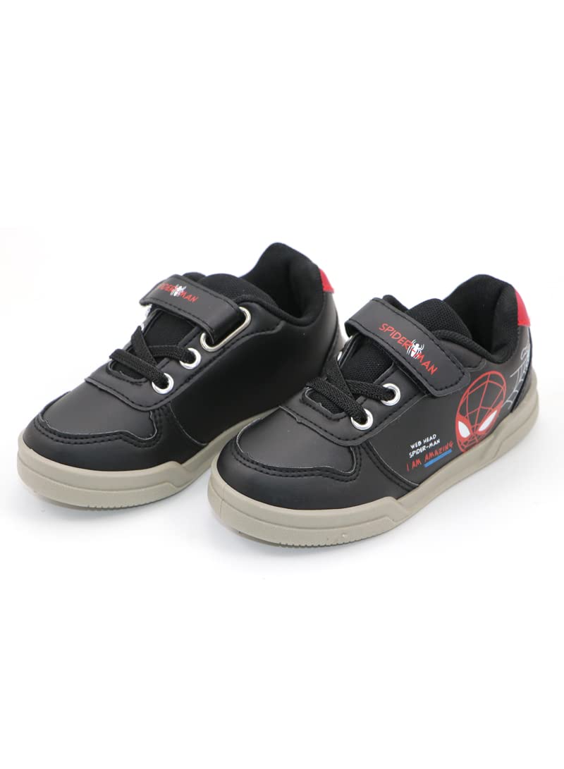 Spiderman SP011470 15 Skate/Street Low Sneakers for Boys, Size 27 EU, Black