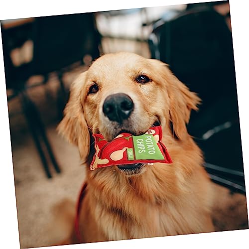 Jouet interactif pour chien au format compact avec effet sonore et action molaires
