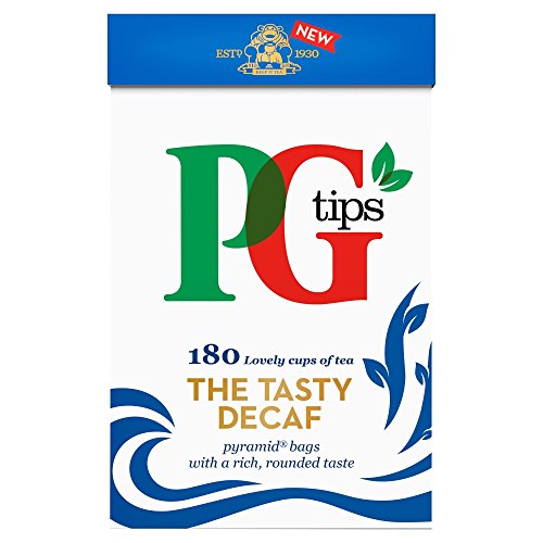 PG Tips Decaf 180 Pyramid Teabags,180 por paquete