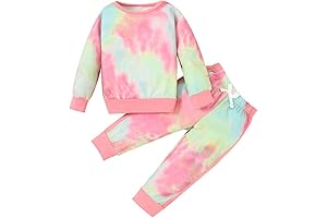 Yallet 3T Outfits Girls, Toddler Girl Fall Outfits Sweatshirt Pants Sets