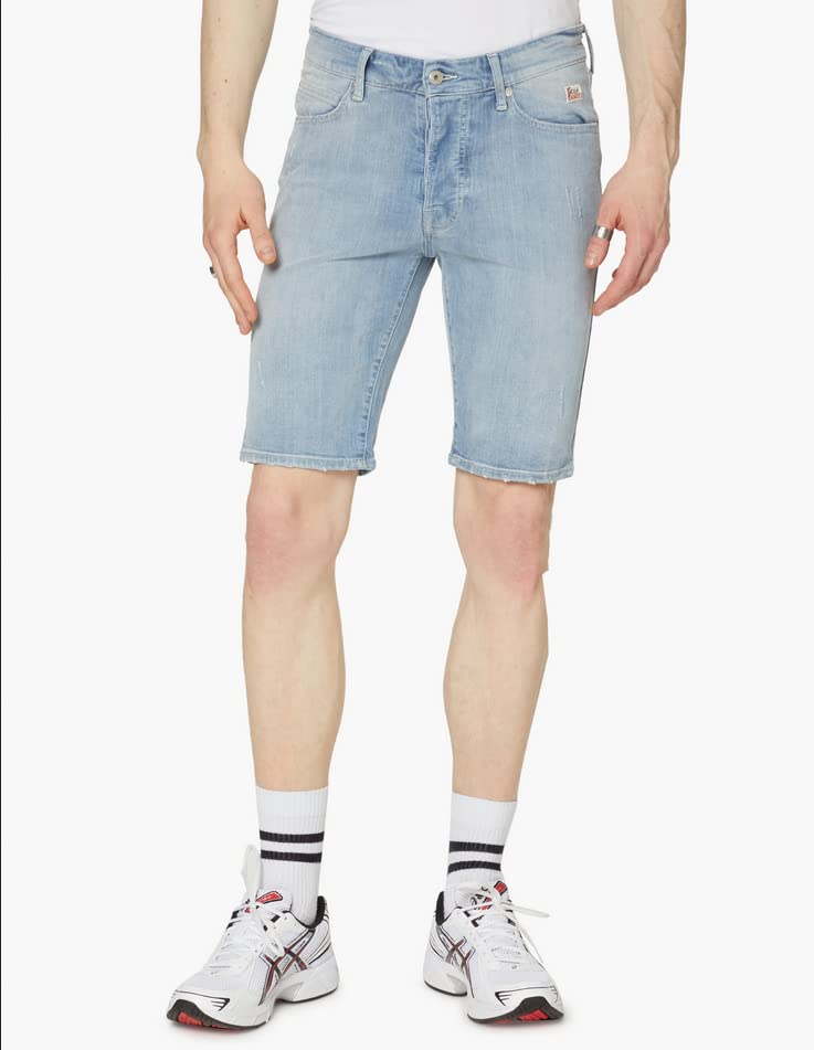 ROY ROGERS Bermuda Jeans para hombre 529 P22RRU002D3901512 algodón azul original PE 2022