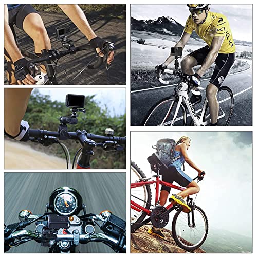 Image of Action Pro Super Camera Clamp Mount Double Socket Arm 1 /4 inch-20 Ball Head Adapter Compatible with GoPro AKASO DJI Action Insta360 DSLR Digital Camera Monitor /LED Lights