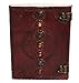 Leather Journal Book Seven Chakra Medieval Stone Embossed Handmade Book of Shadows Notebook Office Diary College Book Poetry Book Sketch Book 10 x 13 Inches