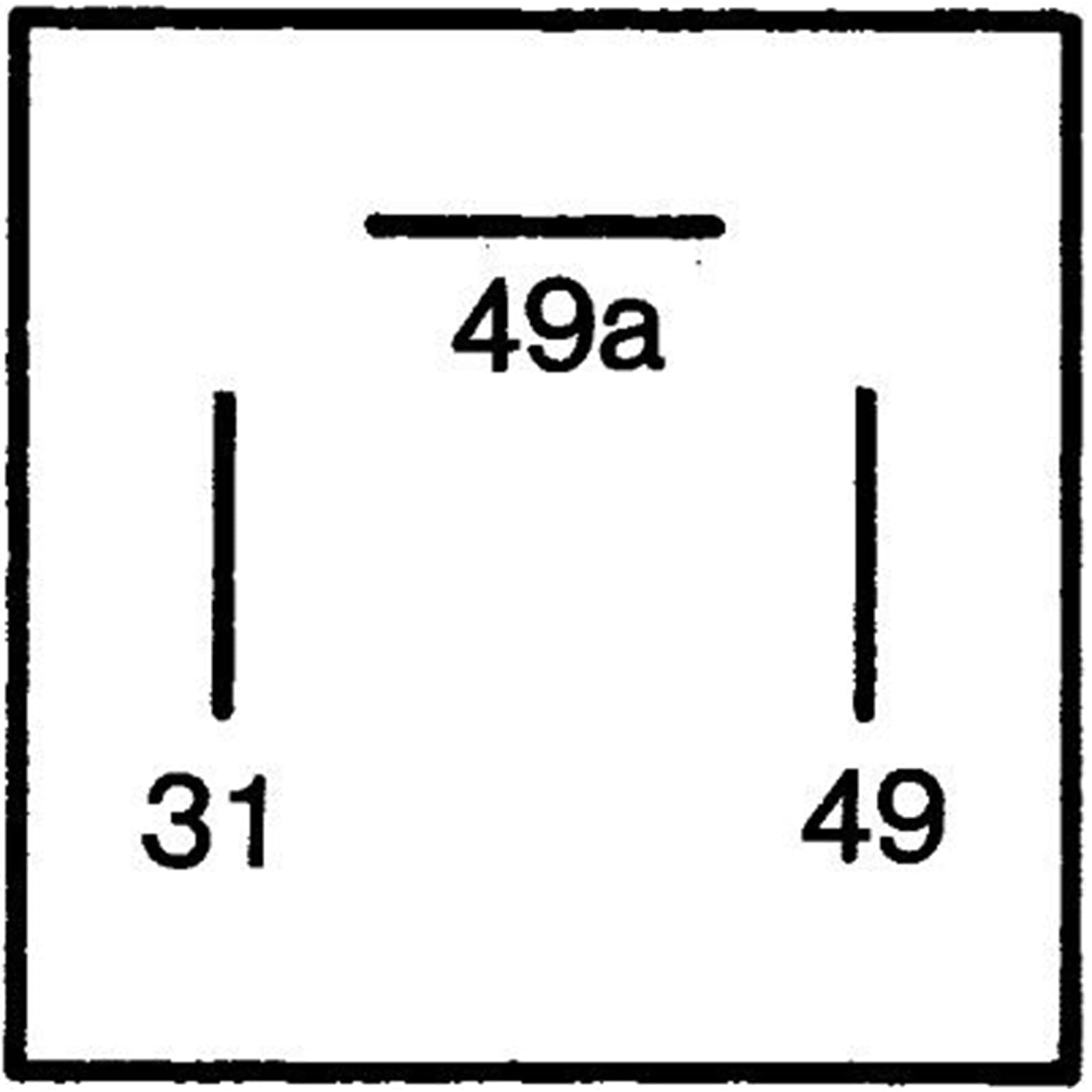 HELLA 4Az 001 879-051 Centrale Clignotante - 24V - 3Pôle - Montage En Saillie - Avec Support