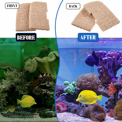 Image of Threlaco 1 Pack Ammonia Remover Pads Compatible with Fluval 307 /407 /306 /406, Aquarium Filter Replacement Pads for Fish Tank