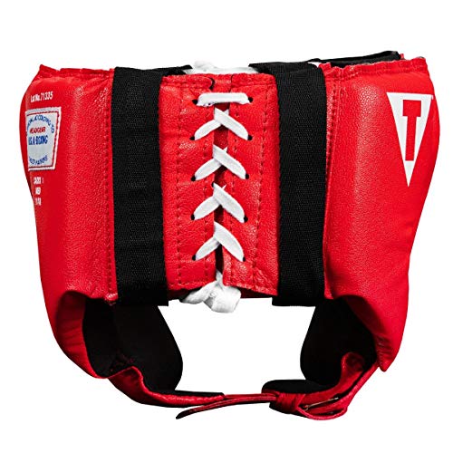 Title Boxing Classic Usa Boxing Competition Headgear (Open Face), Red, Small #TOP2