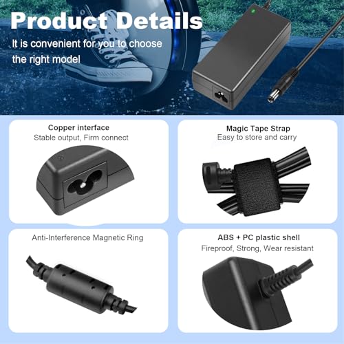 image for Fancy Buying 42V 2A Universal Scooter Charger with 7 Connections, Fast