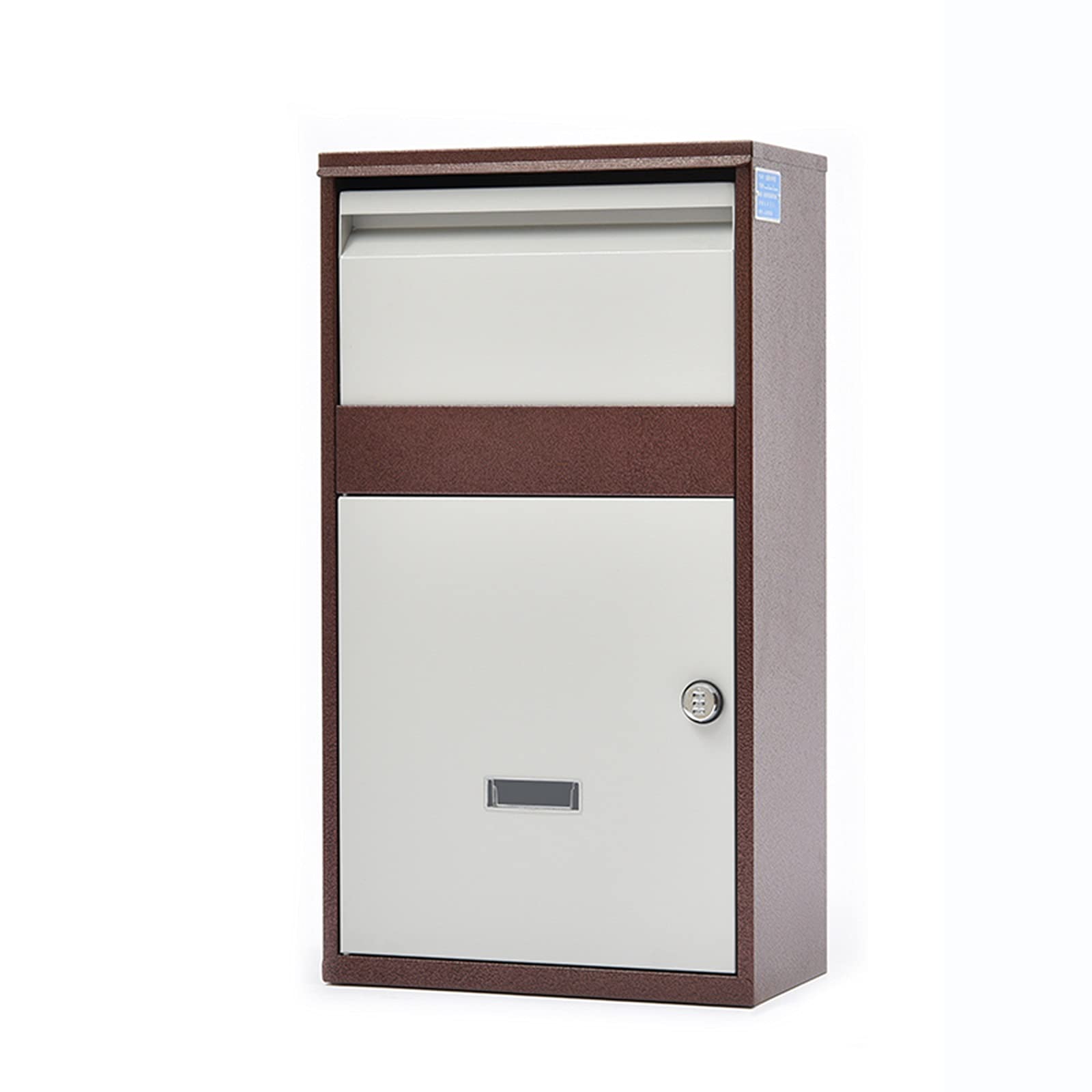 Buy Mailbox Secured Parcel Drop Box with Combination Lock Outside Large