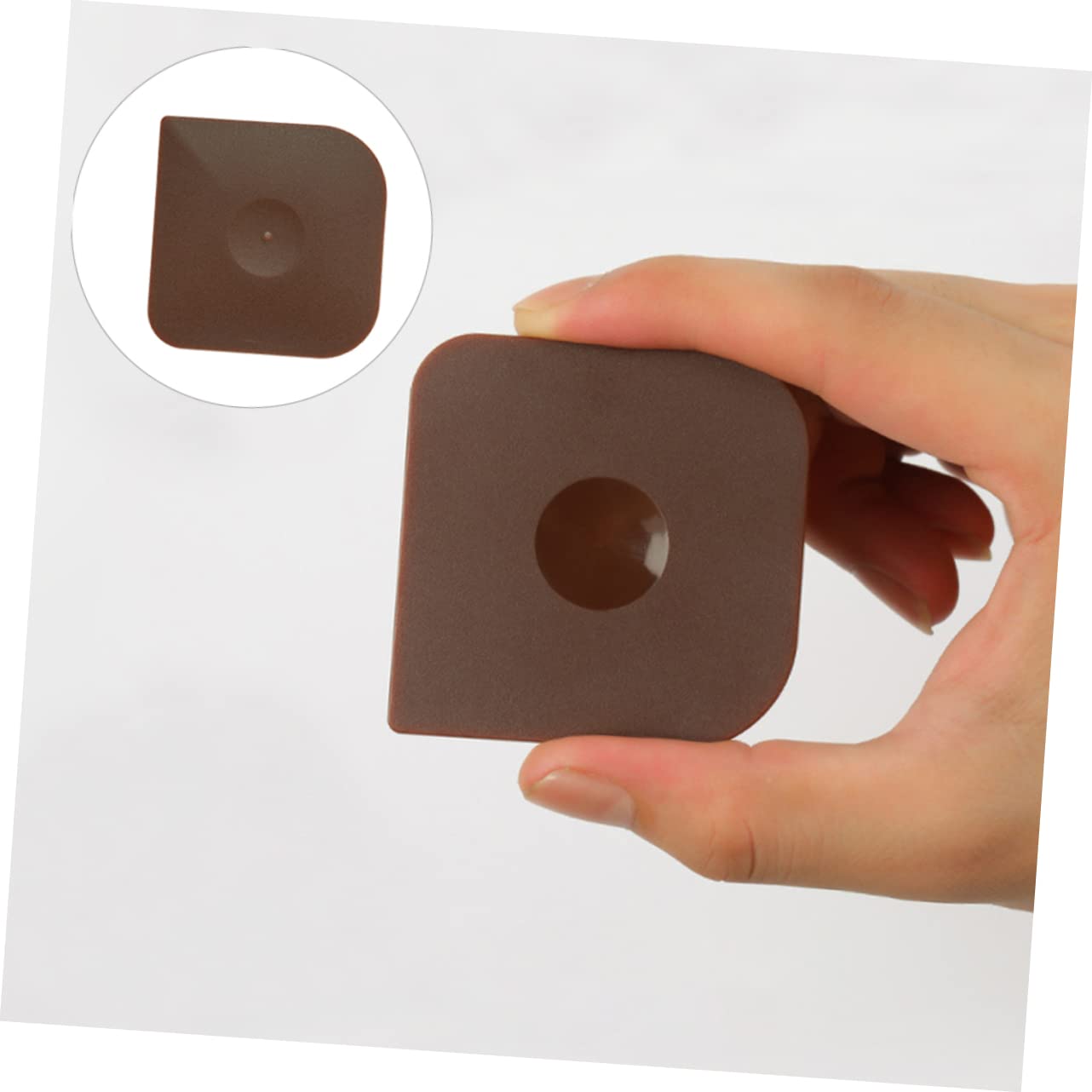 KICHOUSE 4Pcs Home Cleaning Scraper Tool Multipurpose Frying Pan Cleaner Thin Edge Dish Scraper for Easy Grease Removal Material for Kitchen Use