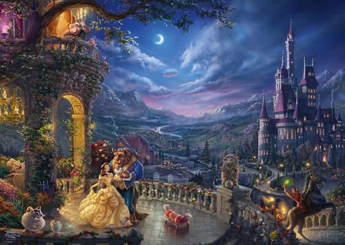 Schmidt , Thomas Kinkade: Disney Beauty And The Beast Puzzle -1000Pc , Puzzle , Ages 12+ , 1 Players - 4