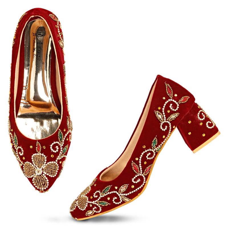 AFUZI Casual Stylish Comfortable Heel Bellies for Women and Girls - Fashionable Slip On with Elegant Design Perfect for Occasions 5 51utoVpXTyL