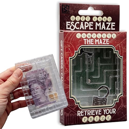 Boxer Gifts Gift Card Escape Maze Money Puzzle Box for Birthdays and Christmas