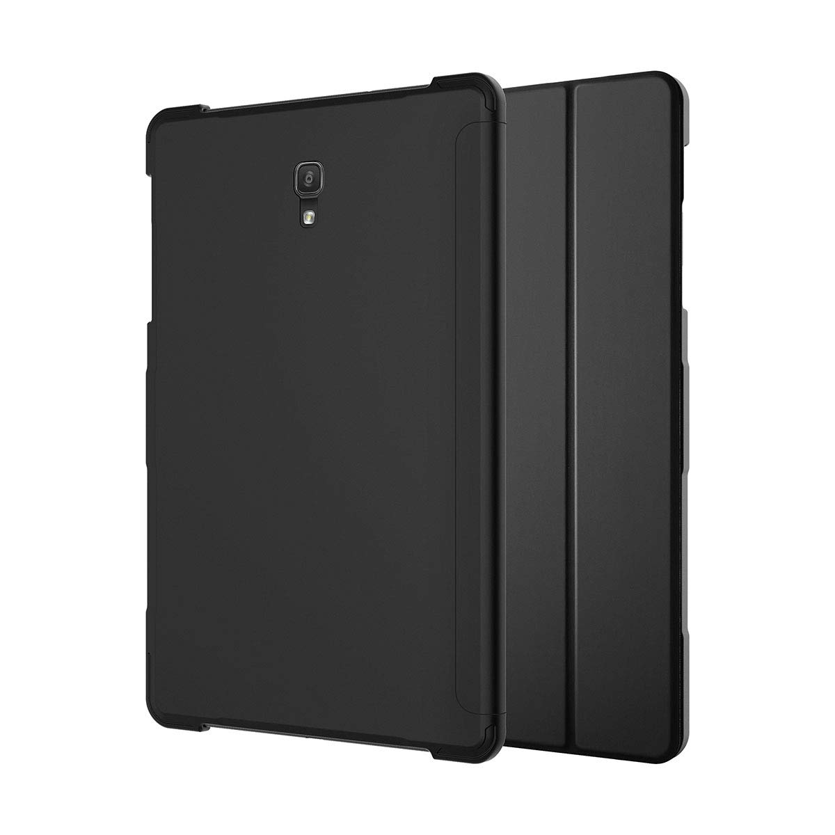 Rome Tech Folio Case for 2018 Samsung Galaxy Tab A - 10.5 inch - -T590 -T595 - Slim Book Cover with Smart Folding Stand for Galaxy Tab A 10.5 - Black