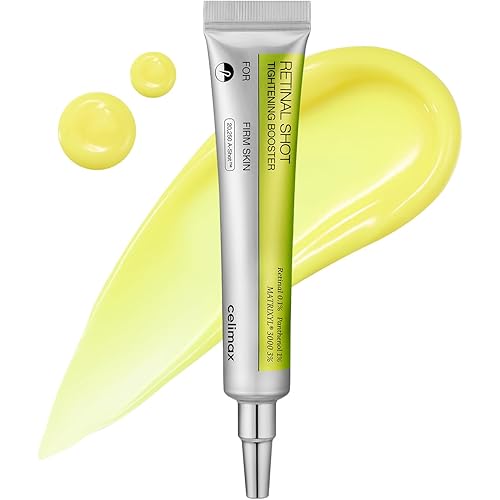 celimax The Vita A Retinal Shot Tightening Booster | 0.1% Retinal, Pore Minimizer, Wrinkles & Fine Lines, Firmer Skin, 15ml