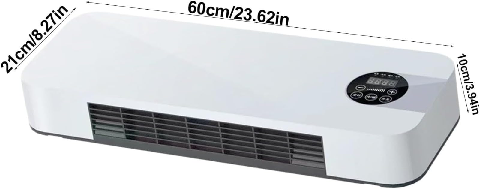 Condizionatore A Parete Senza Unità Esterna 2025 Versione Migliorata, Condizionatore Portatile Max 2 in 1 Ultra Potente con Telecomando, Ultra Silenzioso, Veloce Raffreddamento Riscaldamento