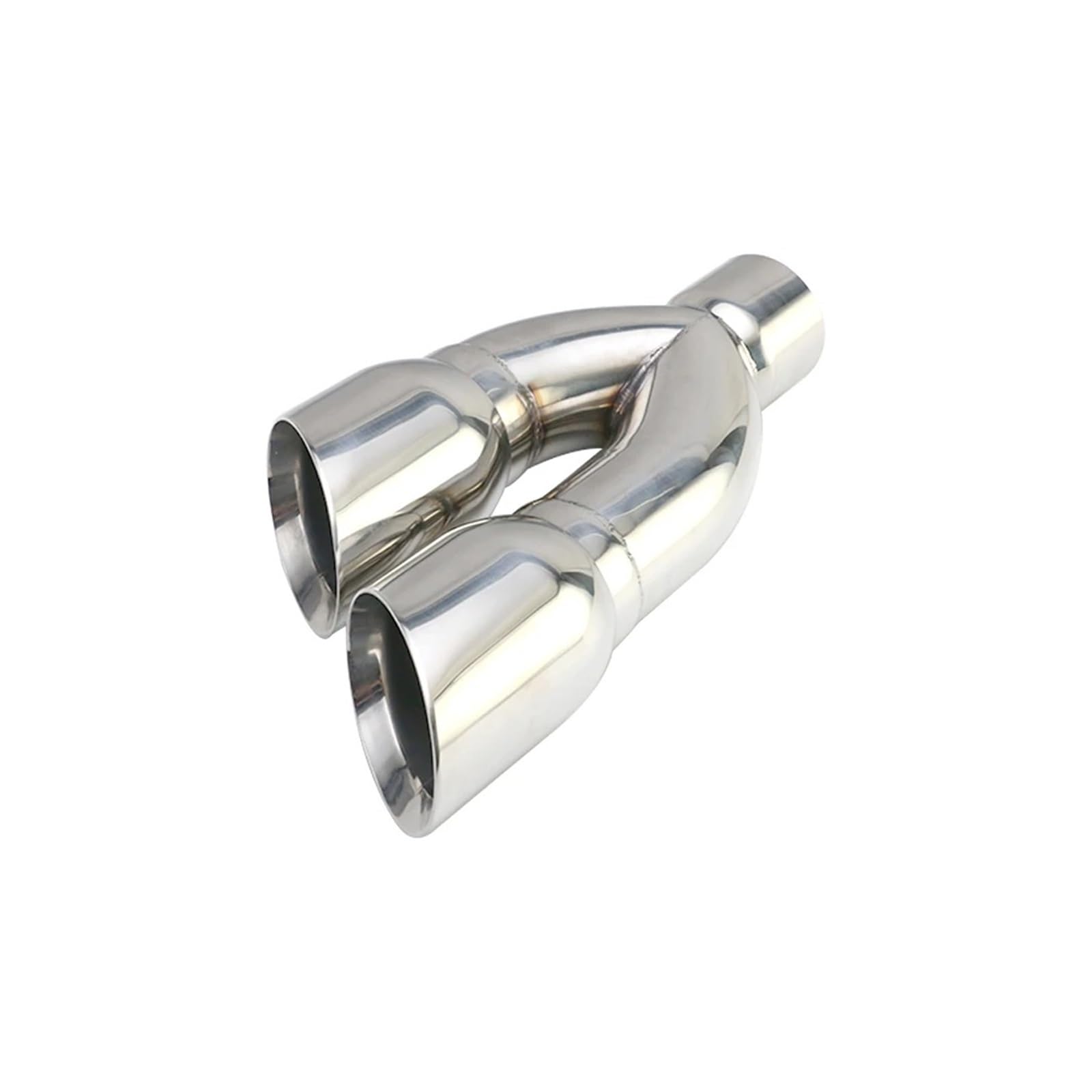Terminali Di Scarico Doppi In Acciaio Inossidabile Interfaccia Da 80 Mm Uscita Da 102 Mm Tubo Di Scarico Per Auto Terminale Di Scarico Accessori Doppia Terminale Scarico