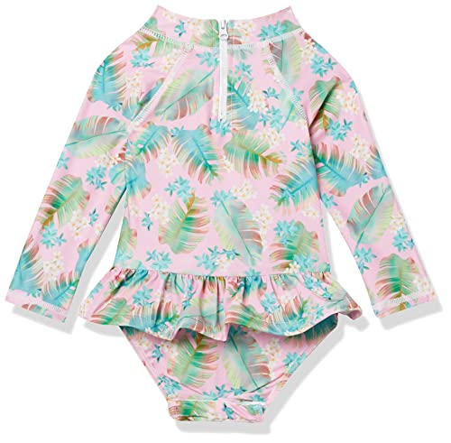 Image of Flap Happy Baby Girls' UPF 50+ Alissa Infant Ruffle Rash Guard Swimsuit