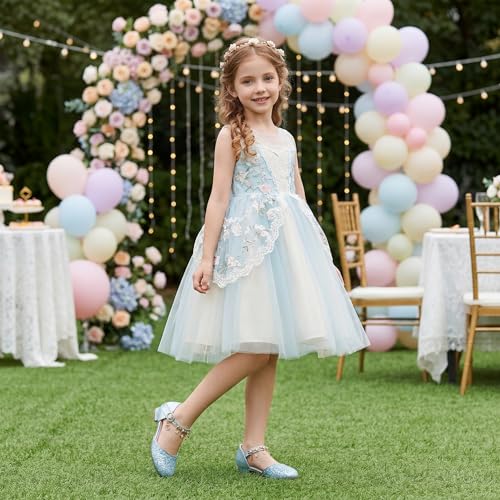 Image of Stelle Girls Glitter Charm Dress Shoes Sequins Princess Heels for Party | Sparkle finish, Decorative charms, Cushioned comfort, Flexible outsole, Dress-up, Special occasions, Comfortable fit