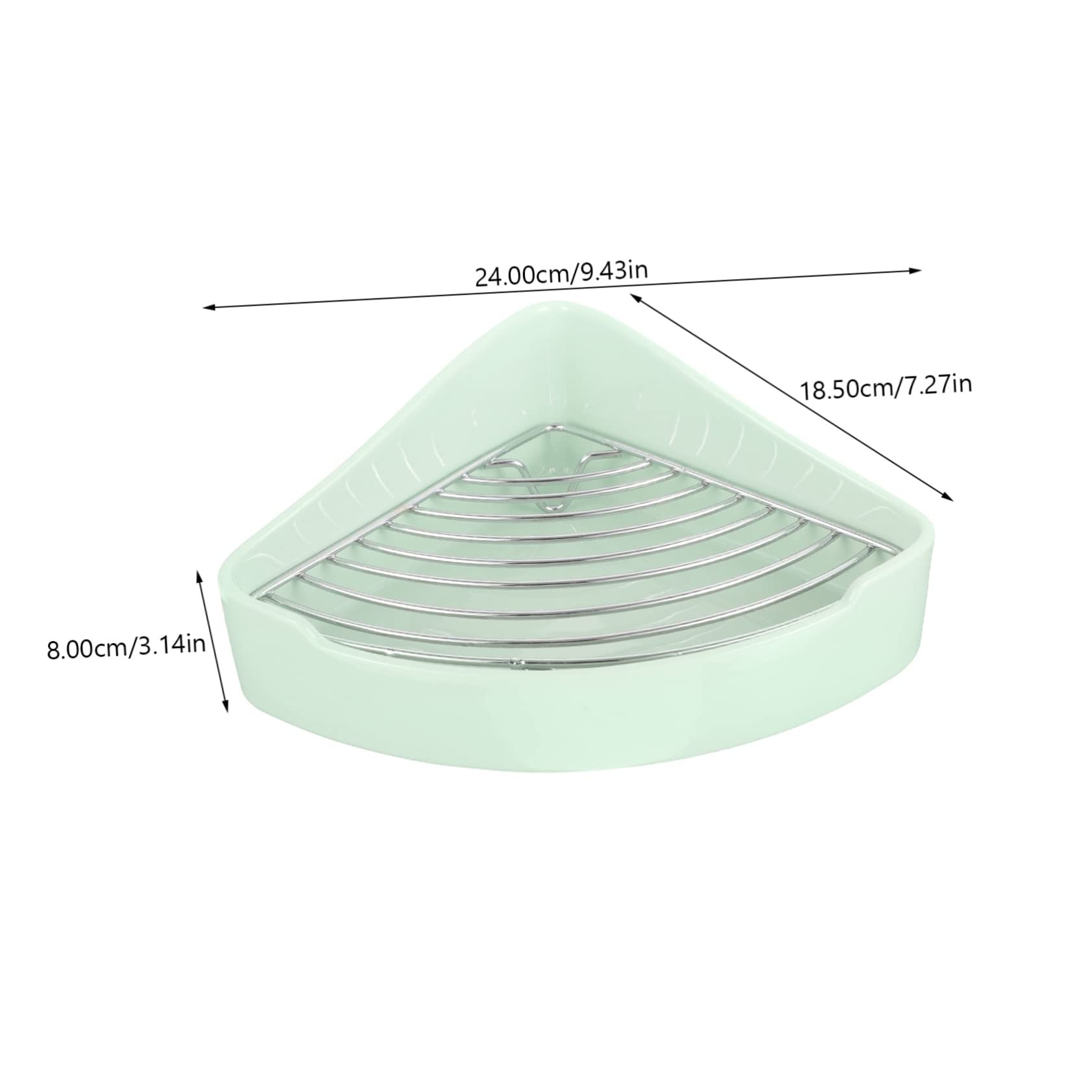 BESPORTBLE Toilette per Coniglio e Cavie in Materiale Resistente Triangolare ad Angolo, Anti Ribaltamento e Usura, per Casa e Ufficio, Tinta Chiara