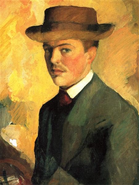Affiche vintage 40x50cm August Macke pour habiller un mur vide