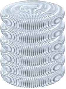 Powertec 70196 PVC Staubkollektor-Schlauch 10,2 cm