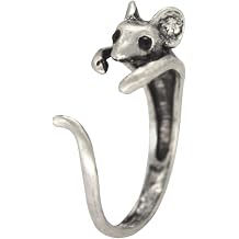Cute Mice Ring Adorable Open Animal Shape Metal Ring Women Jewelry | Adjustable Women Teens Mother