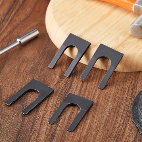 Tandefio 4 Pack Drill Chuck Removal Wedge Set Compatible with JT6 & JT33, Opens Approximately 0.72in Wedge Sets Tools Kit for Removing Keyless Chucks from Arbors or Spindles
