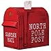 Sunset Vista 15387 North Pole Mailbox, 12-inch Height, Red