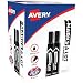 Avery Marks-A-Lot Permanent Markers, Large Desk-Style Size, Chisel Tip, Water and Wear Resistant, Value Pack of 36 Black Markers (98026)