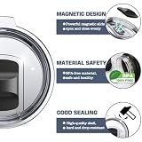 Zapasowa pokrywka kubka 567 g do kubka Yeti 567 g, kubek ze słomką 708 g, podróżne pokrywki na kubki z magnetycznym suwakiem, nie zawiera BPA, 2 szt