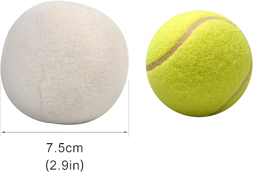 Miniatura 4 de Bolas de secado de lana orgánica, bolas de lavandería naturales cero productos químicos, suavizante de tela, bolas de secado de lana reutilizables