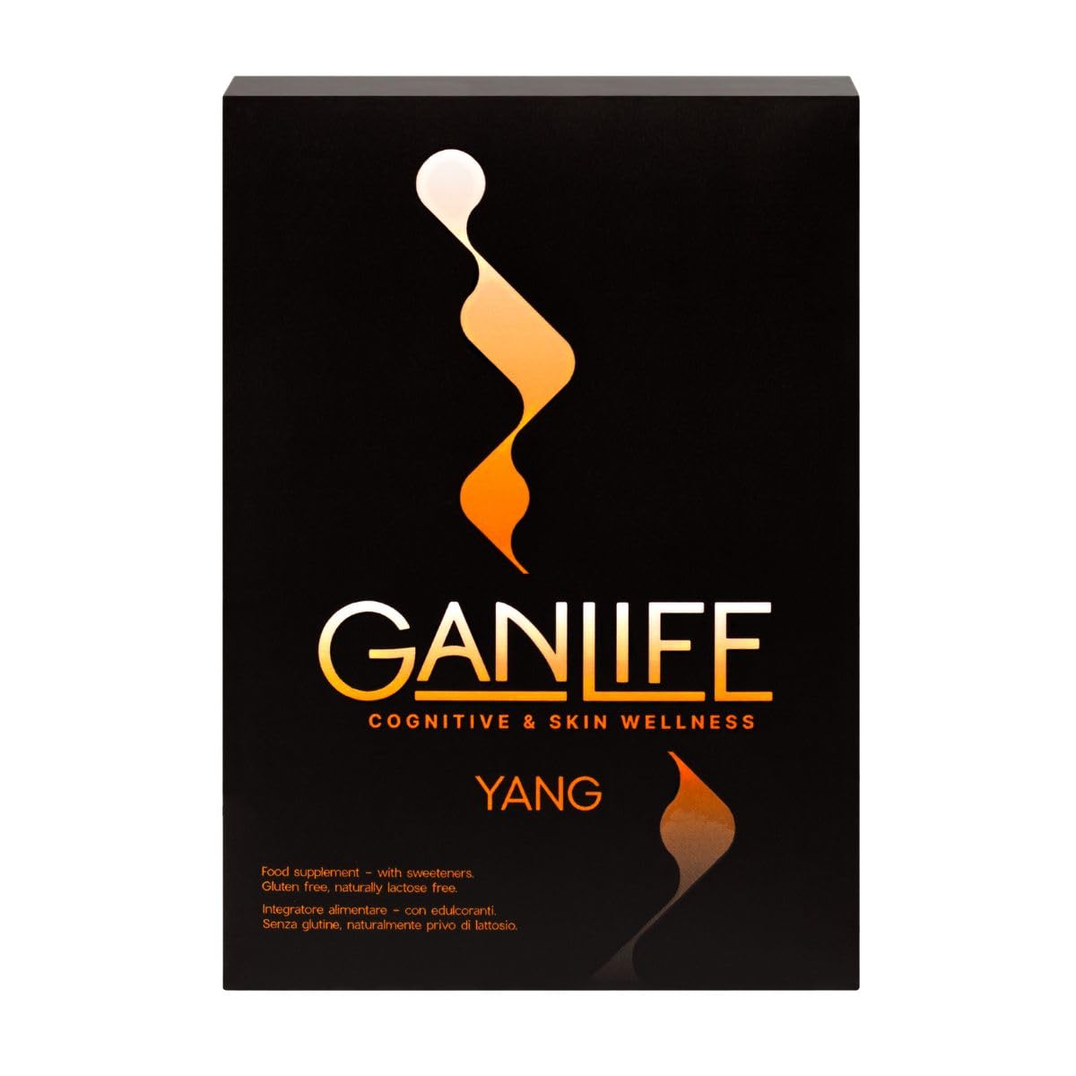 Yang, Integratore Alimentare Con Collagene Marino 5 gr e Antiossidanti, per Buon Umore, Con Polidatina, Zafferano, Melissa, Carnitina e Vit. C, 14 Bustine da 10gr