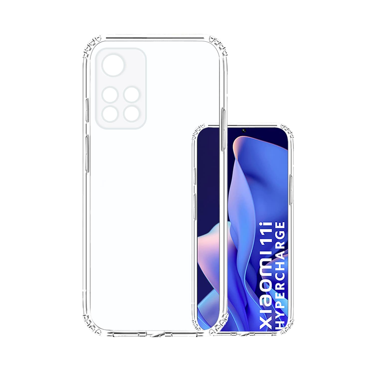 VIDO Transparent Back Case Cover for Xiaomi 11i 5G / Xiaomi 11i HyperCharge 5G (Soft & Flexible & Camera Protection Back Case) (B09Q8SBP8Y) Amazon Price History, Amazon Price Tracker