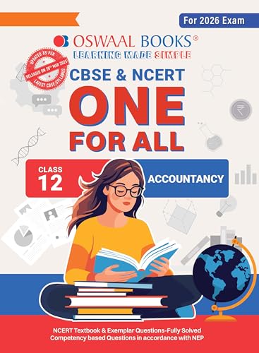 Oswaal CBSE & NCERT One for All Class 12 Accountancy (For 2026 Ex...