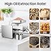 610W Stainless Steel Oil Press Machine for Home Use, 110V Electric Automatic Cold & Hot Press Oil Expeller with Intelligent Temp Control, 8.8lbs/h High Yield for Peanut Sesame Sunflower Seeds Nuts