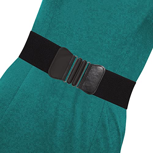 Ro Rox Tara Elasticated Nurse Belt Stretch Wide 50's Retro Vintage Waist Cincher2