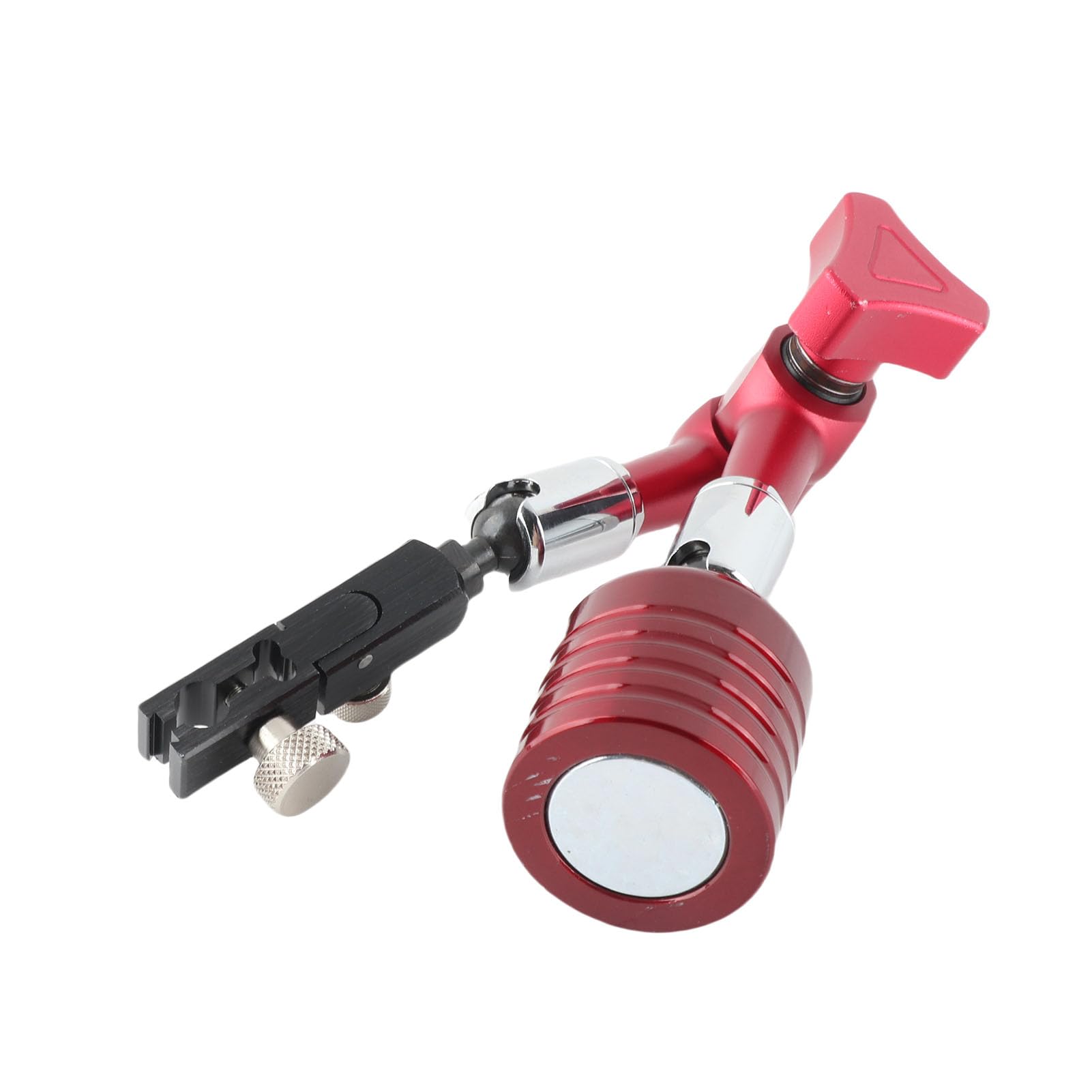 Brrnoo Soporte de Indicador de Cuadrante Ajustable con Base Magn tica de 50 kg Abrazadera de Ajuste Fino y Estructura de Acero Inoxidable para Talleres de Mecanizado y Control Dimensiona