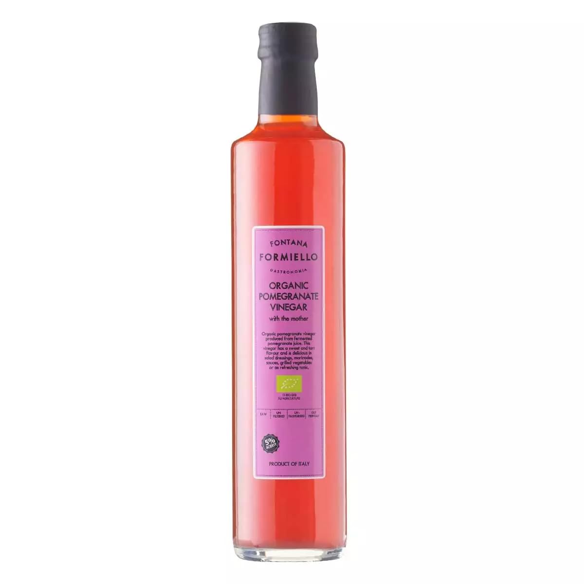 Fontana FORMIELLO organischer Granatapfelessig - Natürlich fermentiert mit Essigmutter 500ml