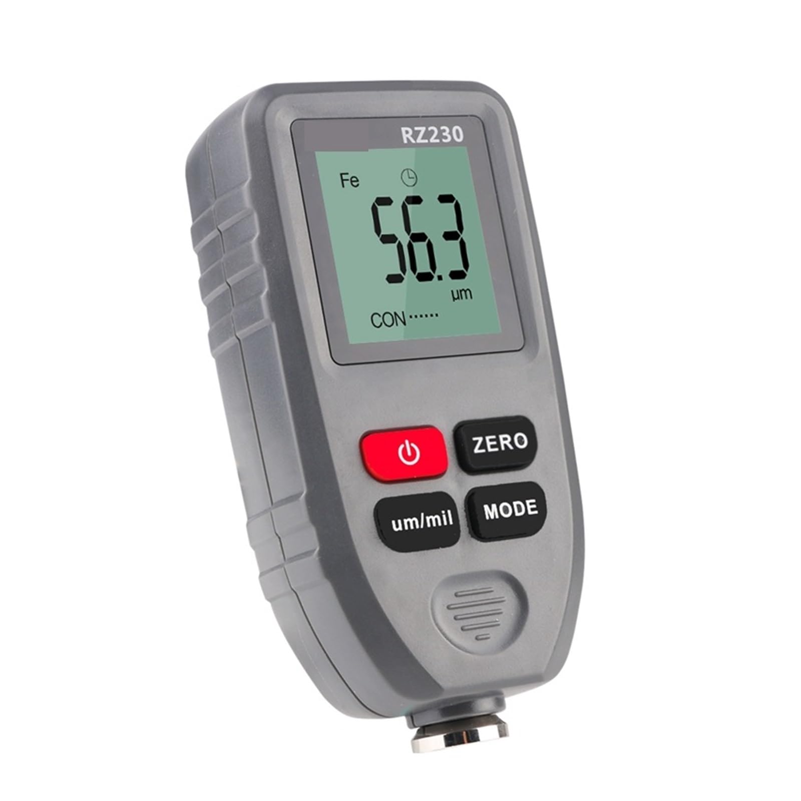 Spessimetro RZ230 Misuratore di spessore del rivestimento digitale portatile 0-1300um Tester di spessore del film di vernice for carrozzeria Um/mil Precisione e usabilità