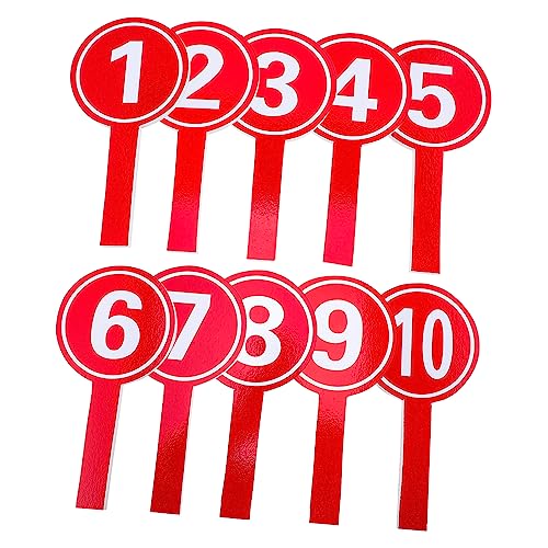 10 piezas tableros de puntuación portátiles rojos miniatura 1