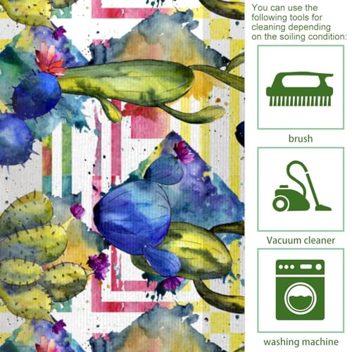 Alfombrillas de cocina antideslizantes, lavables y absorbentes para pasillo 4