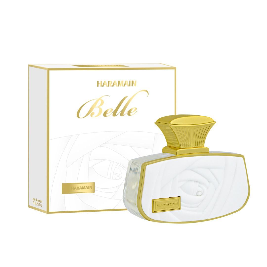 Al Haramain Belle – Arabian Perfume for Women – Long Lasting Perfume for Women – Floral Fruity Fragrances – Eau de Parfum for Women – 2.5 oz