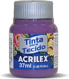 Tinta Para Tecido Fosca, Acrilex, Amora, 37 ml