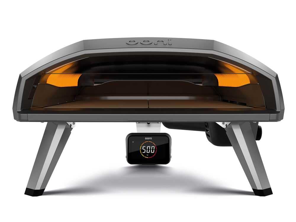Ooni - Koda 2 Pro - Forno a Gas per Pizza, Acciaio al Carbonio, Nero Antracite, 68x65x39.3 cm, 20 kg